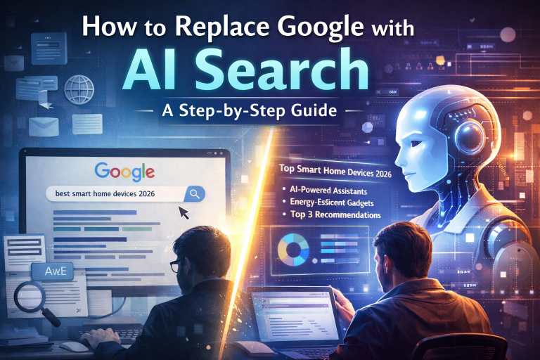 Replace Google with AI Search